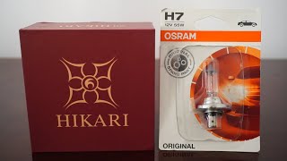 HIKARI Darkenex LED vs OSRAM Original [upl. by Luana78]