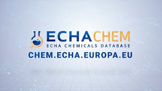 Navigating ECHAs chemicals database A guide to ECHA CHEM [upl. by Ahsikcin762]