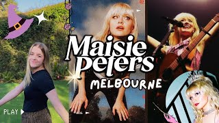 MAISIE PETERS CONCERT VLOG  TGW Melbourne [upl. by Tepper655]