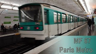 🇨🇵 quotMF67quot Metro in Paris  Métro de Paris 2017 [upl. by Tserof]