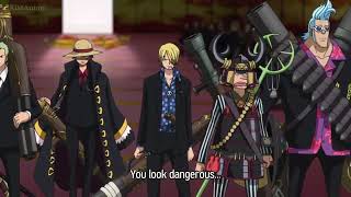 One piece attacking shiki palace eng sub [upl. by Dleifxam]