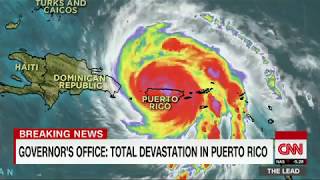 Hurricane Maria wreaks destruction in Puerto Rico [upl. by Taddeo]