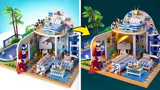 Casa de playa en miniatura DIY 🏠 [upl. by Glynnis]