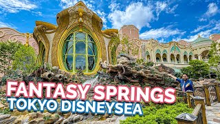 Inside the NEW Fantasy Springs at Tokyo DisneySea [upl. by Auhsuj]