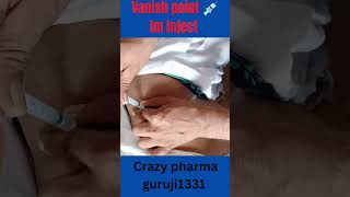 intramuscular injection for vanish point 💉viral neet2024 doctor shorts [upl. by Liagibba]