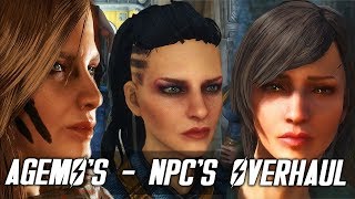 Fallout 4  AGEMOS NPCS  NPC Overhaul  Fallout Beauty Edition [upl. by Aziza]