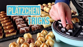 Geniale Weihnachtsplätzchen  einfach und schnell aus 1 Teig 9 Plätzchen [upl. by Eatnahs431]