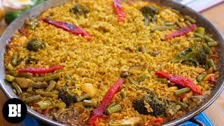 Easy amp Authentic Vegetable Paella [upl. by Assillam]