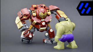 Lego Minifig scale Hulkbuster MOC Instructions [upl. by Osher]