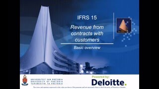 IFRS 15 Revenue Basic Overview [upl. by Auqenehs]