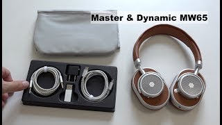 Master amp Dynamic MW65 Wireless OverEar Headphones with Active Noise Cancellation [upl. by Yentruoc]