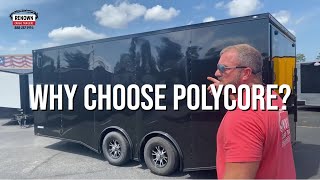 Why choose Polycore Exterior on Enclosed Cargo Trailers [upl. by Ramal563]