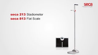 seca 213 amp seca 813  Stadiometer and flat scale [upl. by Pontone813]