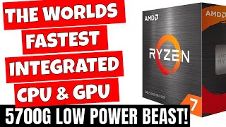 AMD Ryzen 7 5700G FASTEST Gaming APU CPU That Uses Very Little Power [upl. by Sanferd635]