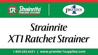 Strainrite XT1 Ratchet Strainer [upl. by Yrelle]