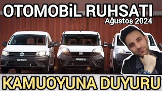 OTOMOBÄ°L RUHSATINA DÃ–NÃœÅÃœM Kamuoyuna Duyurulur [upl. by Flieger]