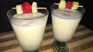 Virgin pina colada recipe in hindi  Pina colada recipe  how to make pina colada at home [upl. by Indihar]