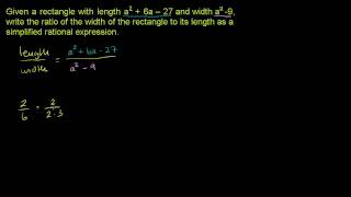 Simplifying Rational Expressions 1 old [upl. by Ham]