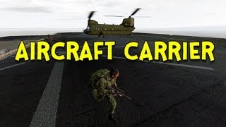 AIRCRAFT CARRIER  Arma 2 DayZ Mod  Ep32 [upl. by Greabe]