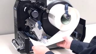 CL4NX Printer  How to Replace Label Roll Rewinder [upl. by Anav]