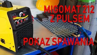 ALLWELD  spawarka inwertorowa MIGOMAT MAGNUM MIG 212 PULS SYNERGIA spawanie z pulsem [upl. by Asillam]