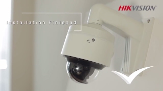 Hikvision IR Dome Installation Process [upl. by Lorollas]