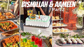 Vlog 80 50 logo ka khana ghar mey Aameen Bismillah Dawat Vlog cookedbysabeen [upl. by Htide]