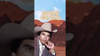 Chalino Sánchez  Cuatro Espadas Letra Oficial [upl. by Lowry]