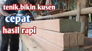 cara membuat kusen dari kayu  woodworking [upl. by Ji]