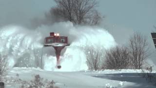 Plowing Snow on the Ontario Southland [upl. by Ihcekn475]