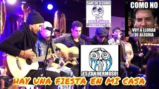 CNCO EN NY CANTO SU NUEVA CANCIÓN DESCÚBRELO AQUÍ 🎶 fiesta en mi casa 🎶🎵 Listeningsession [upl. by Rochemont]