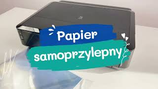 Papier samoprzylepny do drukarki Naklejki zrób to sam 🖨✂📌 [upl. by Etty]