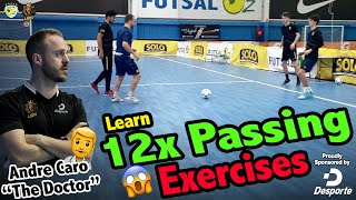 12x Passing exercises for Futsal amp Soccer [upl. by Bay918]