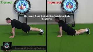 CONDITIONING DRILL 1 EXERCISE 5 SINGLE LEG PUSHUP [upl. by Surdna]