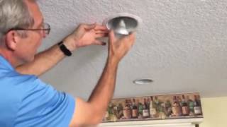 How to Upgrade Existing Recessed Can Light to LED [upl. by Eelram]