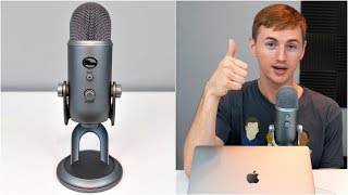 Best USB Microphone Blue Yeti Review  Mic Test [upl. by Arreip]