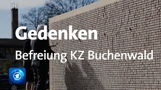 Steinmeier erinnert an Befreiung des KZ Buchenwald vor 76 Jahren [upl. by Wendt]