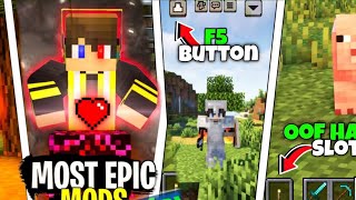 Best MODS ADD ONS To Turn MCPE into JAVA 1 21 🤯 [upl. by Mireielle]