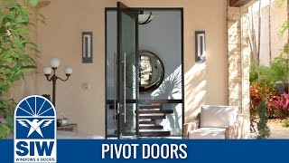 HOW TO INSTALL A PIVOT DOORSSIW [upl. by Aruat]