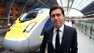 Eurostar Unveils New 200mph Trains [upl. by Arahahs343]