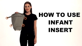 How Do I Use Infant Insert  360 Baby Carrier  Ergobaby [upl. by Drofliw170]