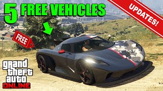 Last Chance 5 Free Cars This Week Weekly Updates Through May 15  GTA 5 Online [upl. by Claudianus]