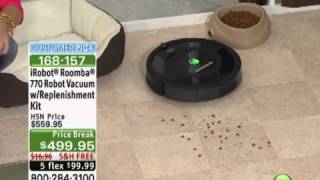 iRobot Roomba 770 with iAdapt Technology and Replenishme [upl. by Tat799]