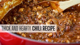 Classic Chili Recipe with beans [upl. by Pazit]