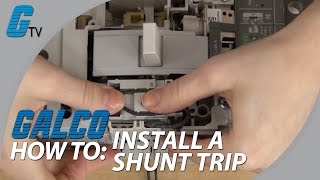 Installing a Shunt Trip in ABB TMAX Enclosed Circuit Breaker [upl. by Annasoh]