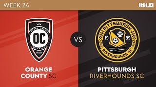 Orange County SC v Pittsburgh Riverhounds SC August 16 2023 [upl. by Rosalynd]