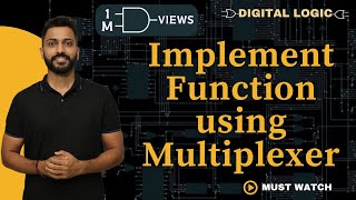 Implement Function using Multiplexer  How Multiplexer implement any function [upl. by Darn]