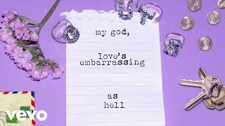 Olivia Rodrigo  love is embarrassing Official Lyric Video [upl. by Ortrud]