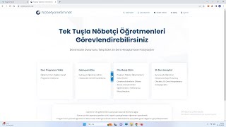 Nobetyonetimnet  Nöbetçi Öğretmen Görevlendirme Sistemi Ders Programı Yükleme Nöbetçi Önerisi [upl. by Novaelc2]