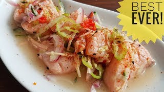 How to make kilawin or kinilaw na Salmon  The right way [upl. by Eintruok]